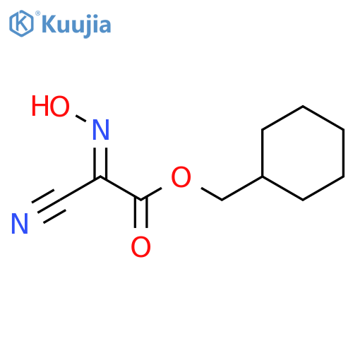 Acetic acid, cyano(hydroxyimino)-, cyclohexylmethyl ester, (E)- structure