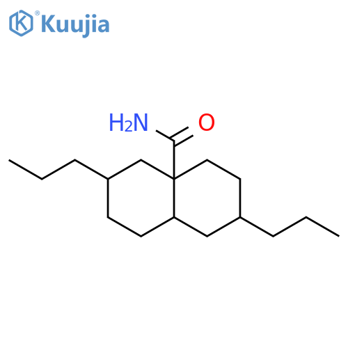 4a(2H)-Naphthalenecarboxamide, octahydro-2,6-dipropyl- structure