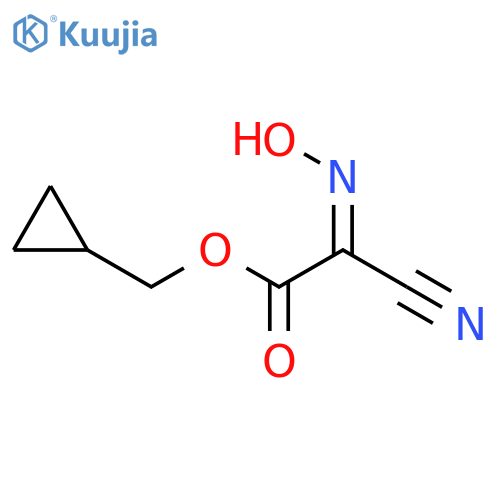 Acetic acid, cyano(hydroxyimino)-, cyclopropylmethyl ester, (Z)- structure