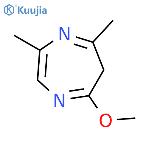 6H-1,4-Diazepine, 5-methoxy-2,7-dimethyl- structure