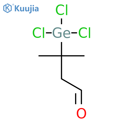 Butanal, 3-methyl-3-(trichlorogermyl)- structure