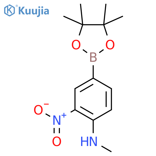 4-Methylamino-3-nitrophenylboronic Acid, pinacol ester structure