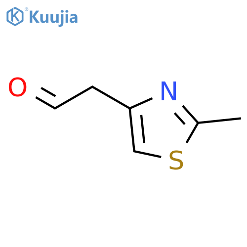 2-(2-methyl-1,3-thiazol-4-yl)acetaldehyde structure