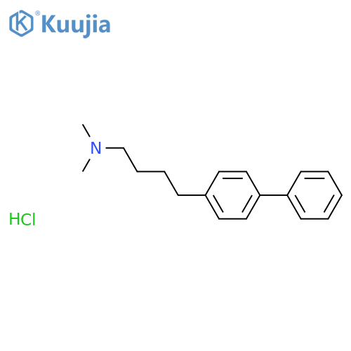 [1,1'-Biphenyl]-4-butanamine, N,N-dimethyl-, hydrochloride structure