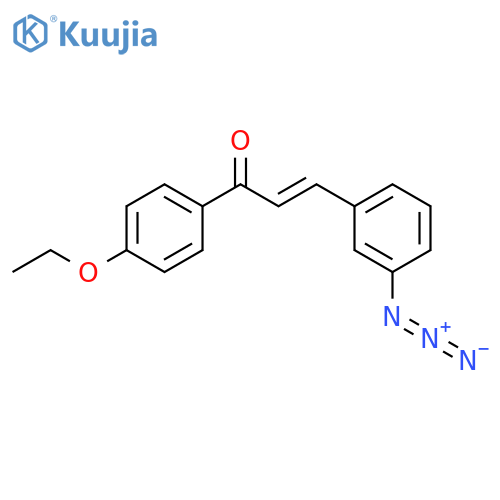 2-Propen-1-one, 3-(3-azidophenyl)-1-(4-ethoxyphenyl)- structure