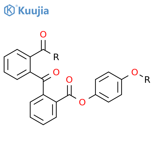 Poly(oxy-1,4-phenyleneoxycarbonylphenylenecarbonylphenylenecarbonyl) structure