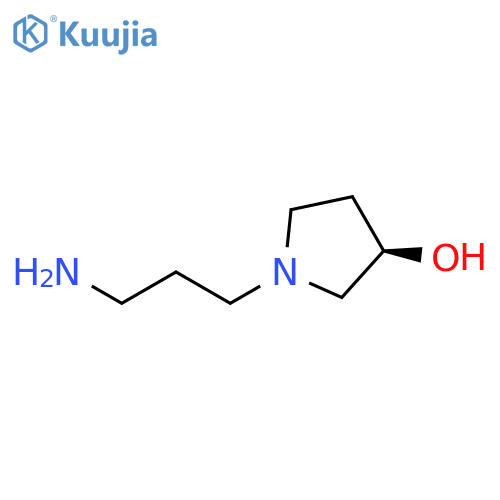 (3R)-1-(3-aminopropyl)pyrrolidin-3-ol structure