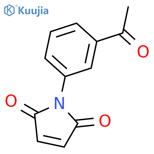 1-(3-acetylphenyl)-2,5-dihydro-1H-pyrrole-2,5-dione structure