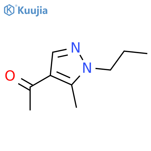 1-(5-Methyl-1-propyl-1H-pyrazol-4-yl)ethanone structure