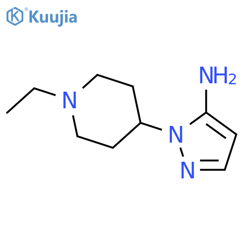 1-(1-ETHYLPIPERIDIN-4-YL)-1H-PYRAZOL-5-AMINE structure