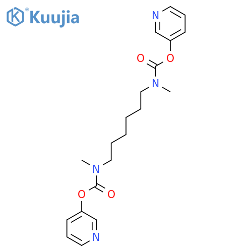 Di(pyridin-3-yl) hexane-1,6-diylbis(methylcarbamate) structure