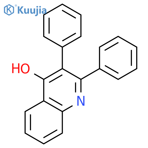 4-Quinolinol, 2,3-diphenyl- structure