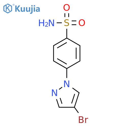 4-(4-Bromo-1H-pyrazol-1-yl)benzenesulfonamide structure