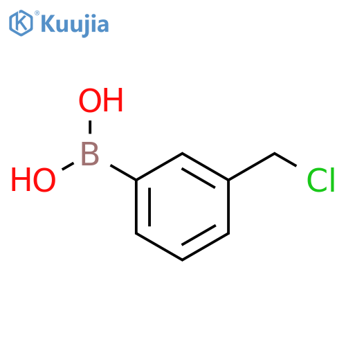 3-Chloromethylphenylboronic acid structure