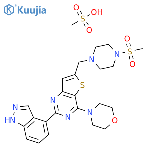 Pictilisib dimethanesulfonate structure