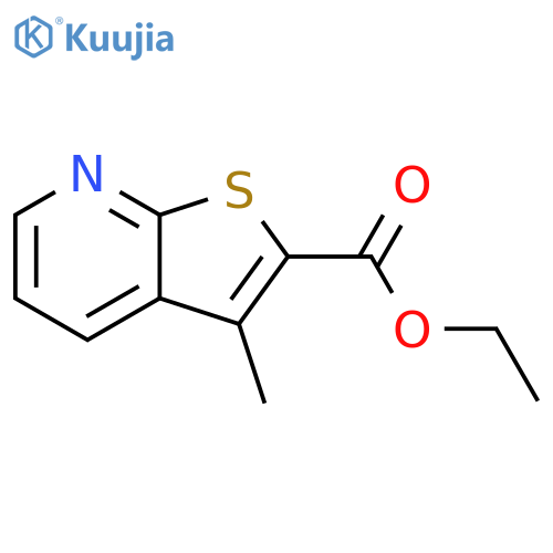 ethyl 3-Methylthieno[2,3-b]pyridine-2-carboxylate structure