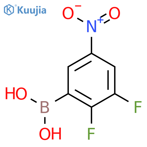 2,3-Difluoro-5-nitrophenylboronic acid structure