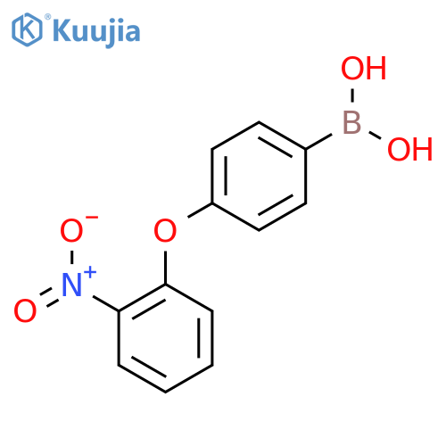 4-(2-Nitrophenoxy)phenylboronic Acid structure