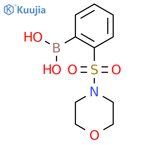 2-(Morpholinosulfonyl)phenylboronic acid structure