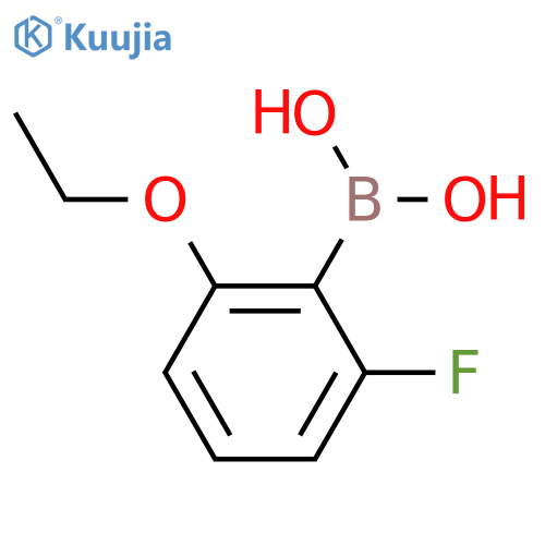 2-Ethoxy-6-fluorophenylboronic acid structure