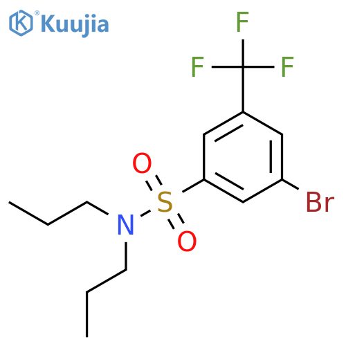 N,N-Dipropyl 3-bromo-5-trifluoromethylbenzenesulfonamide structure
