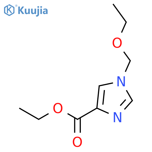 Ethyl 1-(ethoxymethyl)-1H-imidazole-4-carboxylate structure
