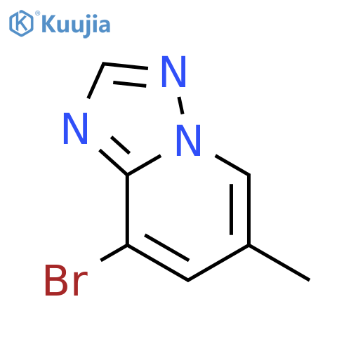 8-Bromo-6-methyl-1,2,4triazolo1,5-apyridine structure