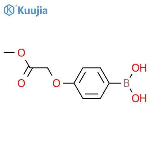 4-(2-Methoxy-2-oxoethoxy)phenylboronic Acid structure