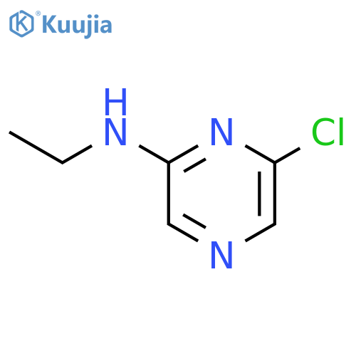 2-Chloro-6-ethylaminopyrazine structure