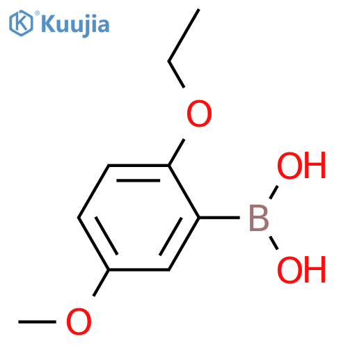 2-Ethoxy-5-methoxyphenylboronic acid structure