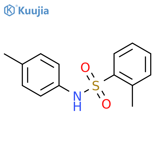 Benzenesulfonamide, 2-methyl-N-(4-methylphenyl)- structure