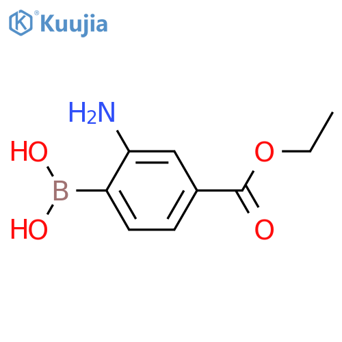 2-Amino-4-(ethoxycarbonyl)phenylboronic Acid structure