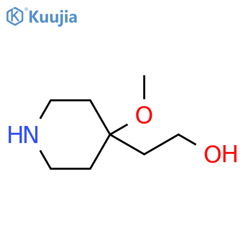 2-(4-methoxy-4-piperidyl)ethanol structure