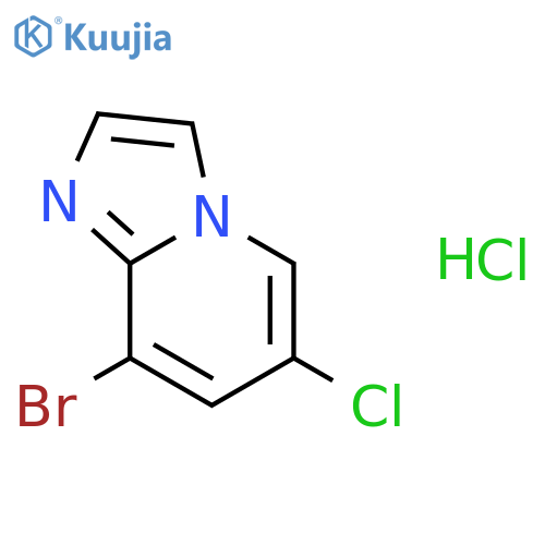 8-Bromo-6-chloroimidazo1,2-apyridine hydrochloride structure