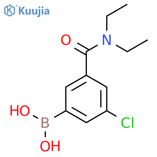 N-Diethyl 3-borono-5-chlorobenzamide structure