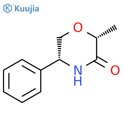 (2R,5R)-2-Methyl-5-phenylmorpholin-3-one structure