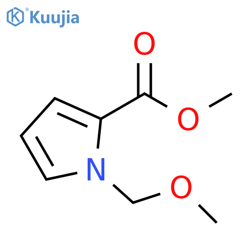1-(methoxymethyl)-1H-Pyrrole-2-carboxylic acid methyl ester structure