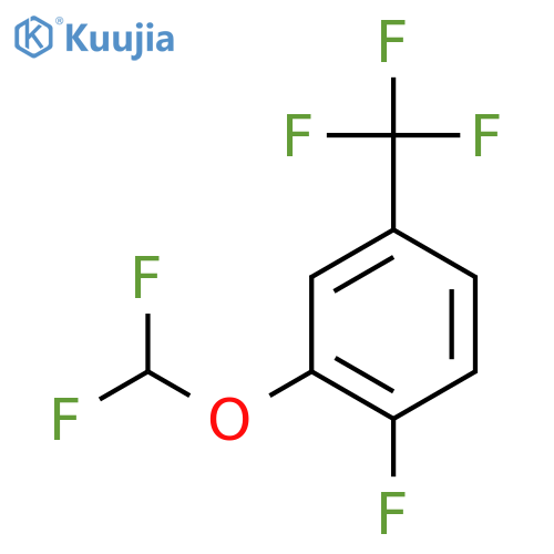 2-(Difluoromethoxy)-1-fluoro-4-trifluoromethylbenzene structure