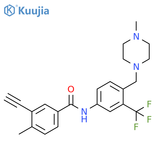 3-Ethynyl-4-methyl-N-[4-[(4-methyl-1-piperazinyl)methyl]-3-(trifluoromethyl)phenyl]benzamide structure