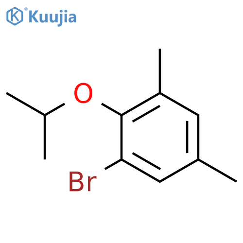Benzene, 1-bromo-3,5-dimethyl-2-(1-methylethoxy)- structure