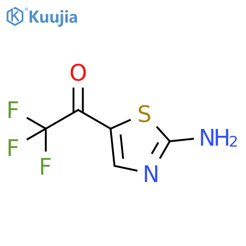 1-(2-amino-1,3-thiazol-5-yl)-2,2,2-trifluoroethan-1-one structure