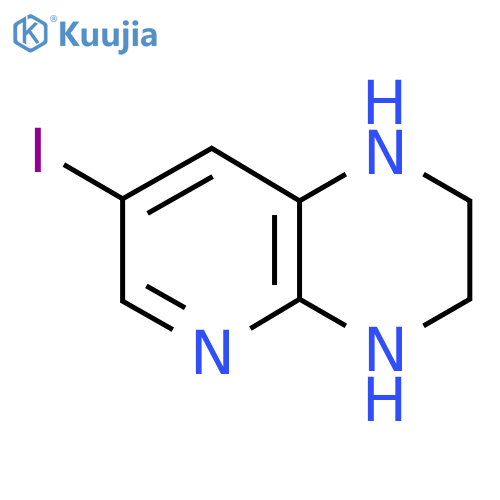 7-Iodo-1,2,3,4-tetrahydropyrido[2,3-b]pyrazine structure