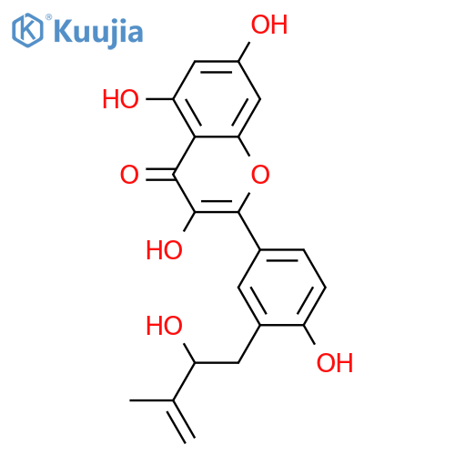 3,4',5,7-Tetrahydroxy-3'-prenylflavone; Δ3''-Isomer, 2''ξ-hydroxy structure