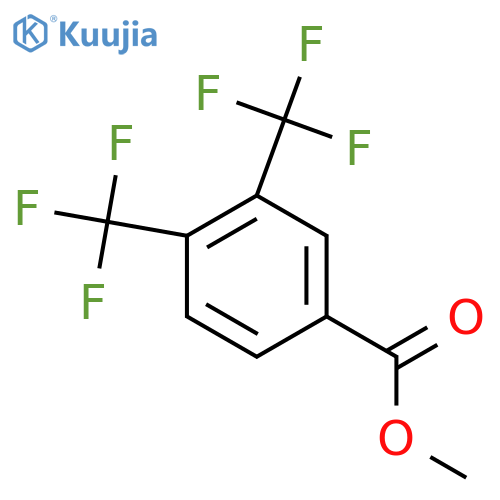 Methyl 3,4-bis(trifluoromethyl)benzoate structure