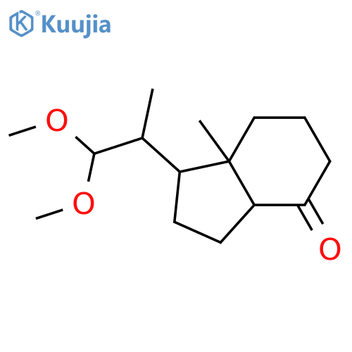 (1R,3aR,7aR)-1-(1S)-2,2-Dimethoxy-1-methylethyloctahydro-7a-methyl-4H-inden-4-one structure