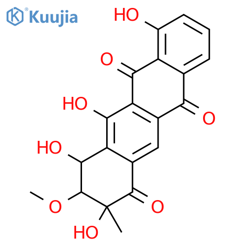 1,6,11(2H)-Naphthacenetrione,3,4-dihydro-2,4,5,7-tetrahydroxy-3-methoxy-2-methyl- structure