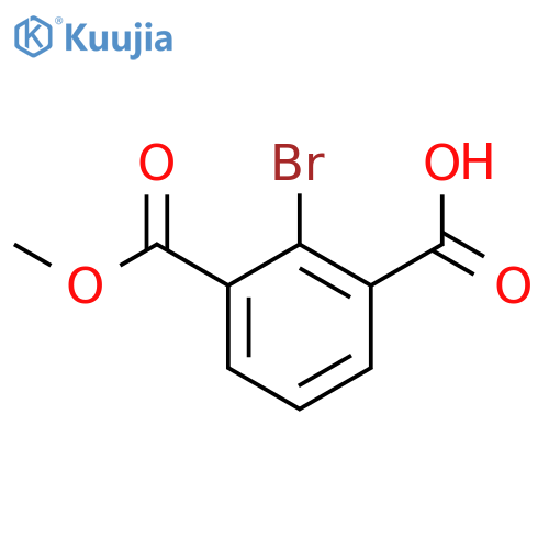 2-Bromo-3-(methoxycarbonyl)benzoic acid structure