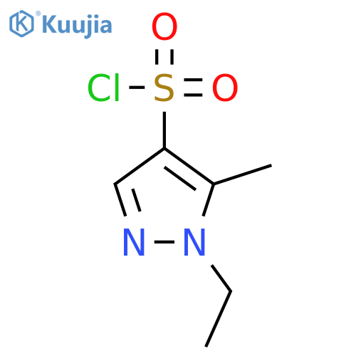 1-Ethyl-5-methyl-1H-pyrazole-4-sulfonyl chloride structure