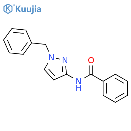 N-(1-benzyl-1H-pyrazol-3-yl)benzamide structure