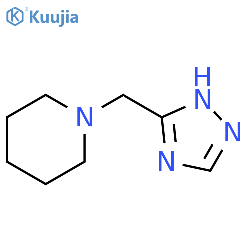 Piperidine, 1-(1H-1,2,4-triazol-3-ylmethyl)- structure